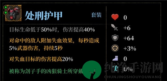 《暗魔领主》护甲选择推荐