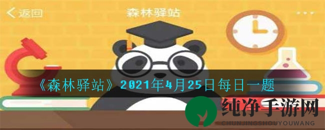《森林驿站》2021年4月25日每日一题